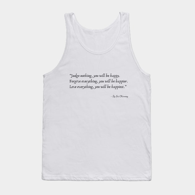 A Quote about Love by Sri Chinmoy Tank Top by Poemit